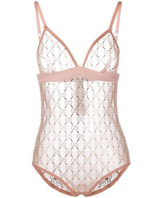 crystal bodysuit gucci|Gucci lingerie for women.